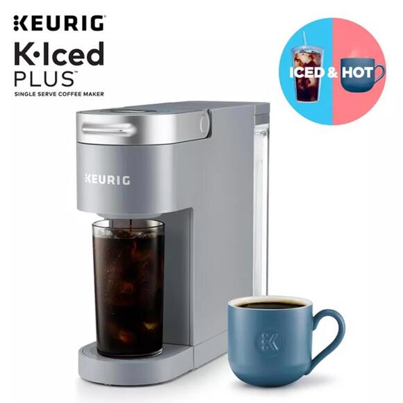 Keurig K-Iced Plus Single Serve Coffee Maker - Brew Over Ice & Hot - Picture 2 of 4